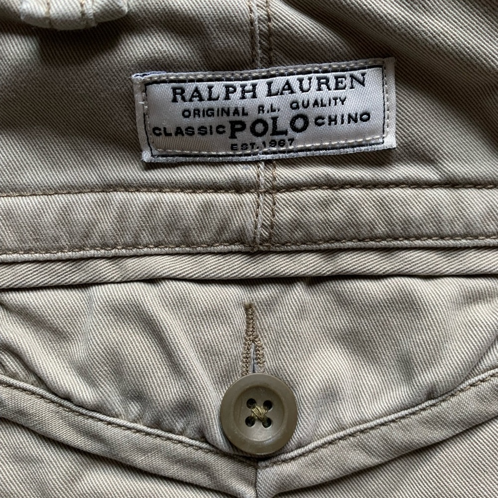 Polo Ralph Lauren Gellar Straight-Leg Cotton-Canvas Cargo Shorts Size 38 - Picture 9 of 9